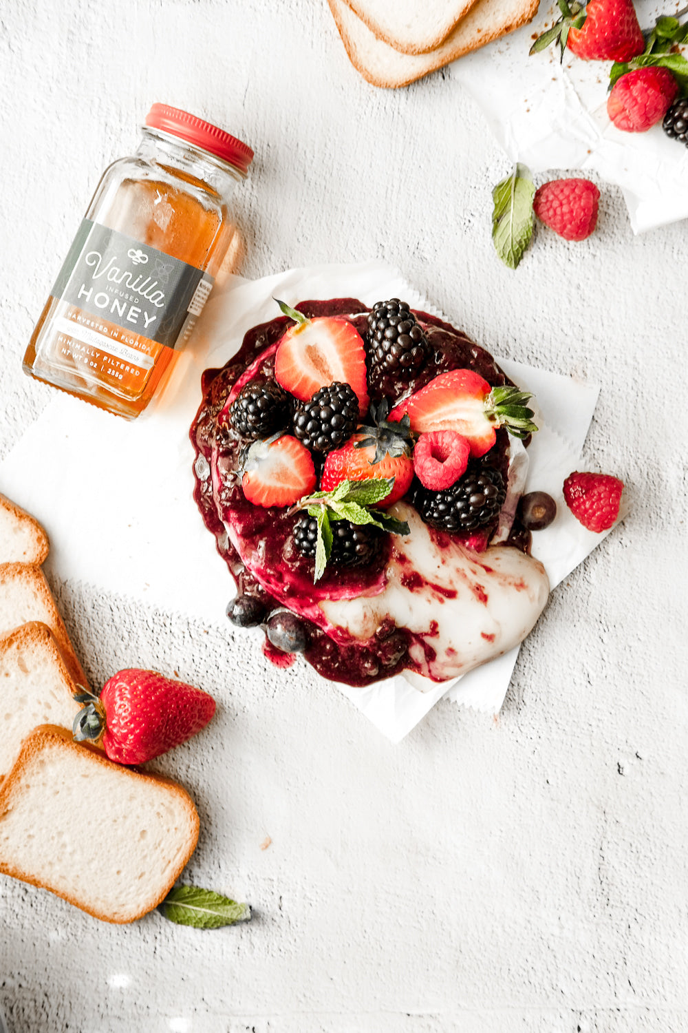 Baked Brie with Honey – Honey Truck Co