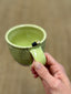 Handmade Pottery Mug with Bee Detail