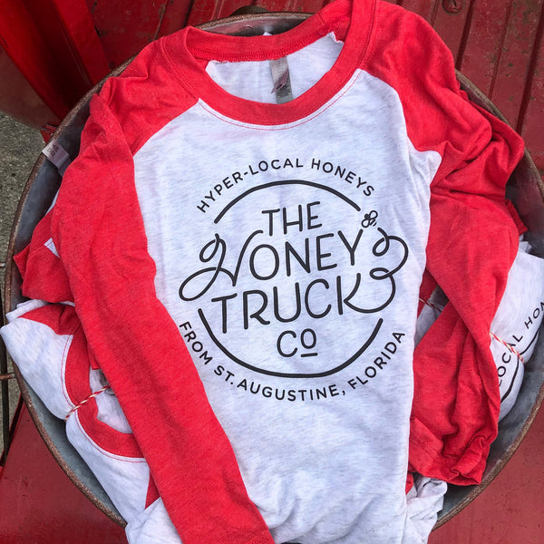 Honey Truck Baseball Tee Unisex