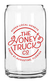 16oz. Honey Truck Can Glass