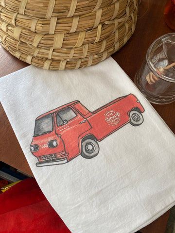 Trucking Amazing Honey Tea Towel